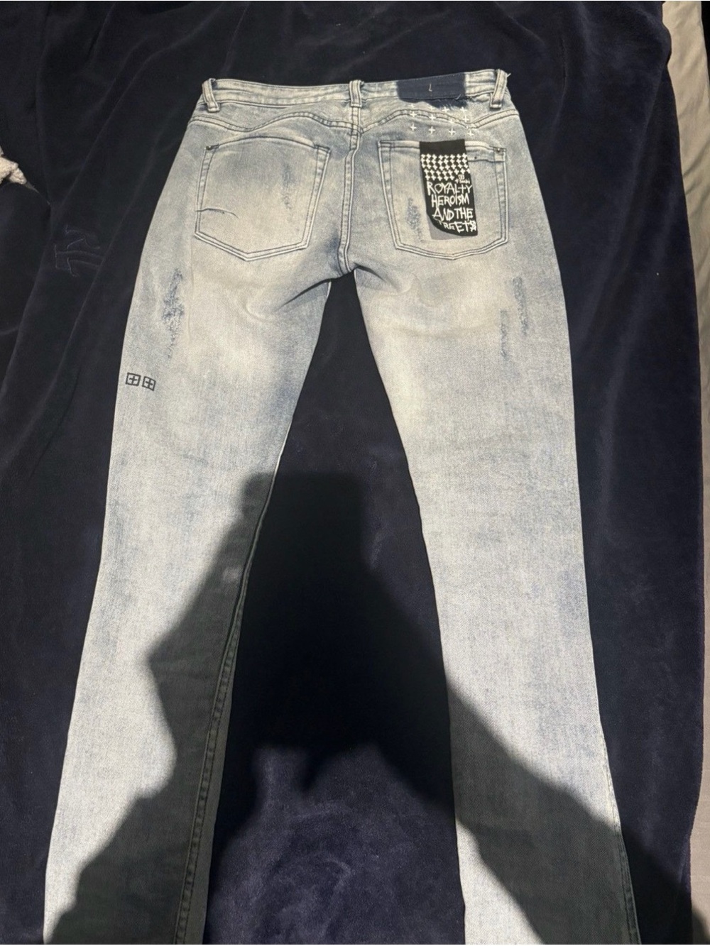 Ksubi Slim Men’s Jeans - Light Blue Wash